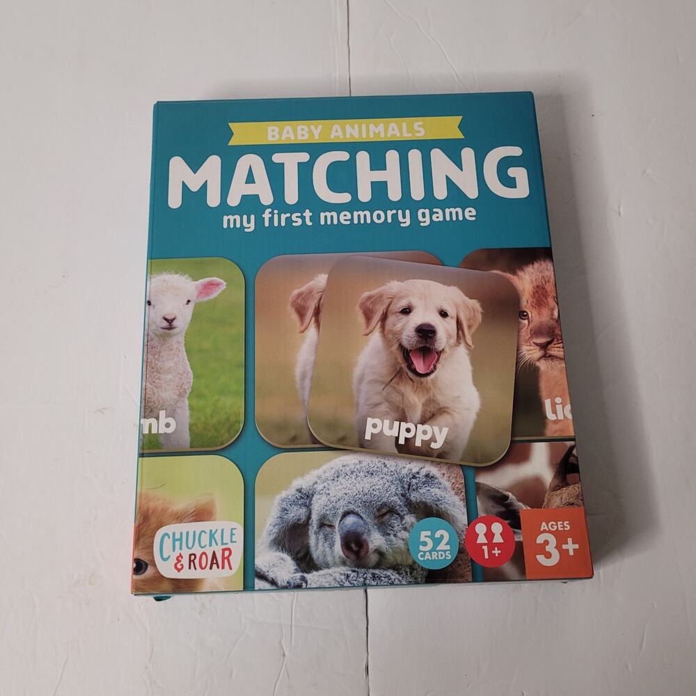 Chuckle & Roar Baby Animals Matching Game - Fun Educational Toy